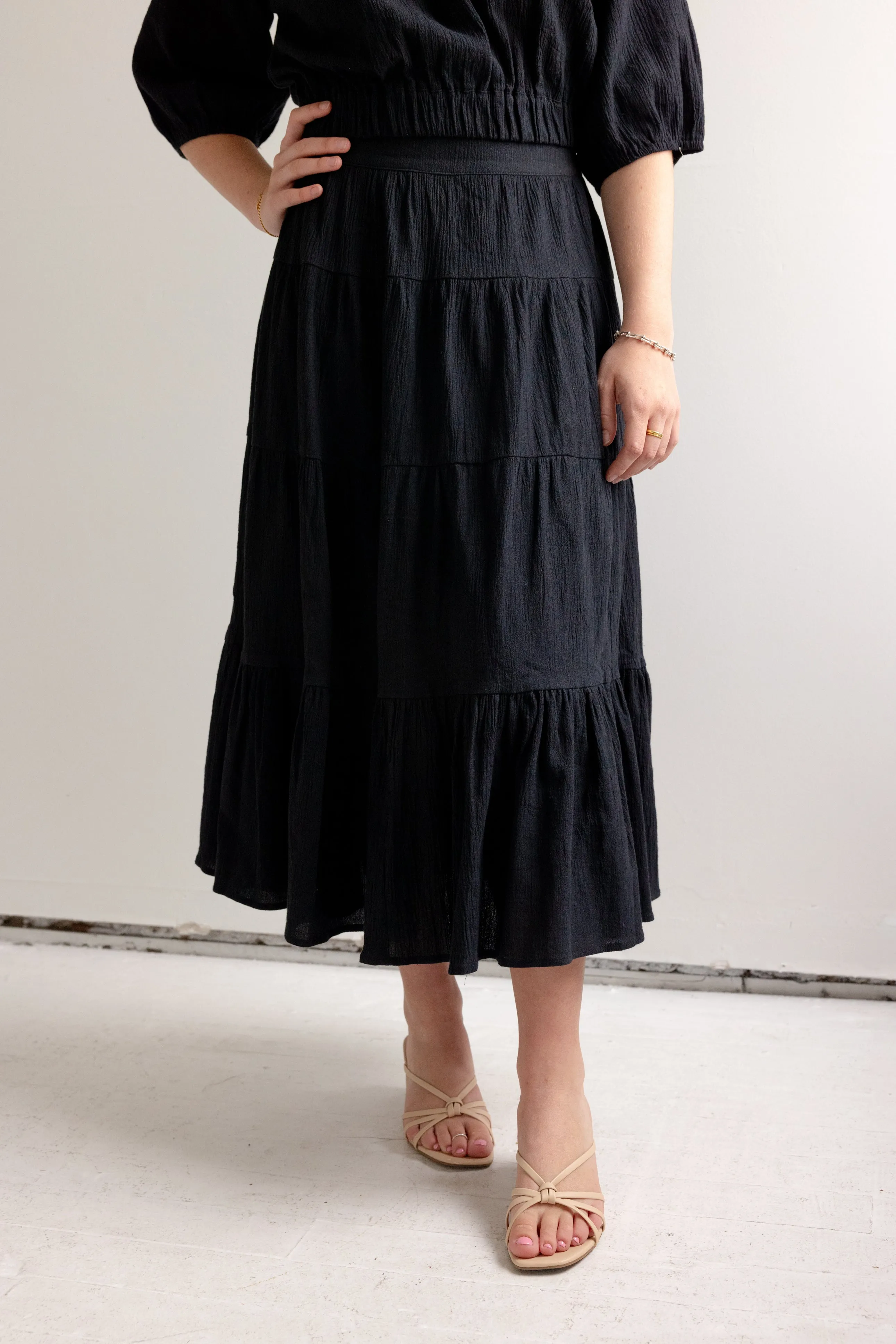 St. Tropez Skirt- Black trendy design
