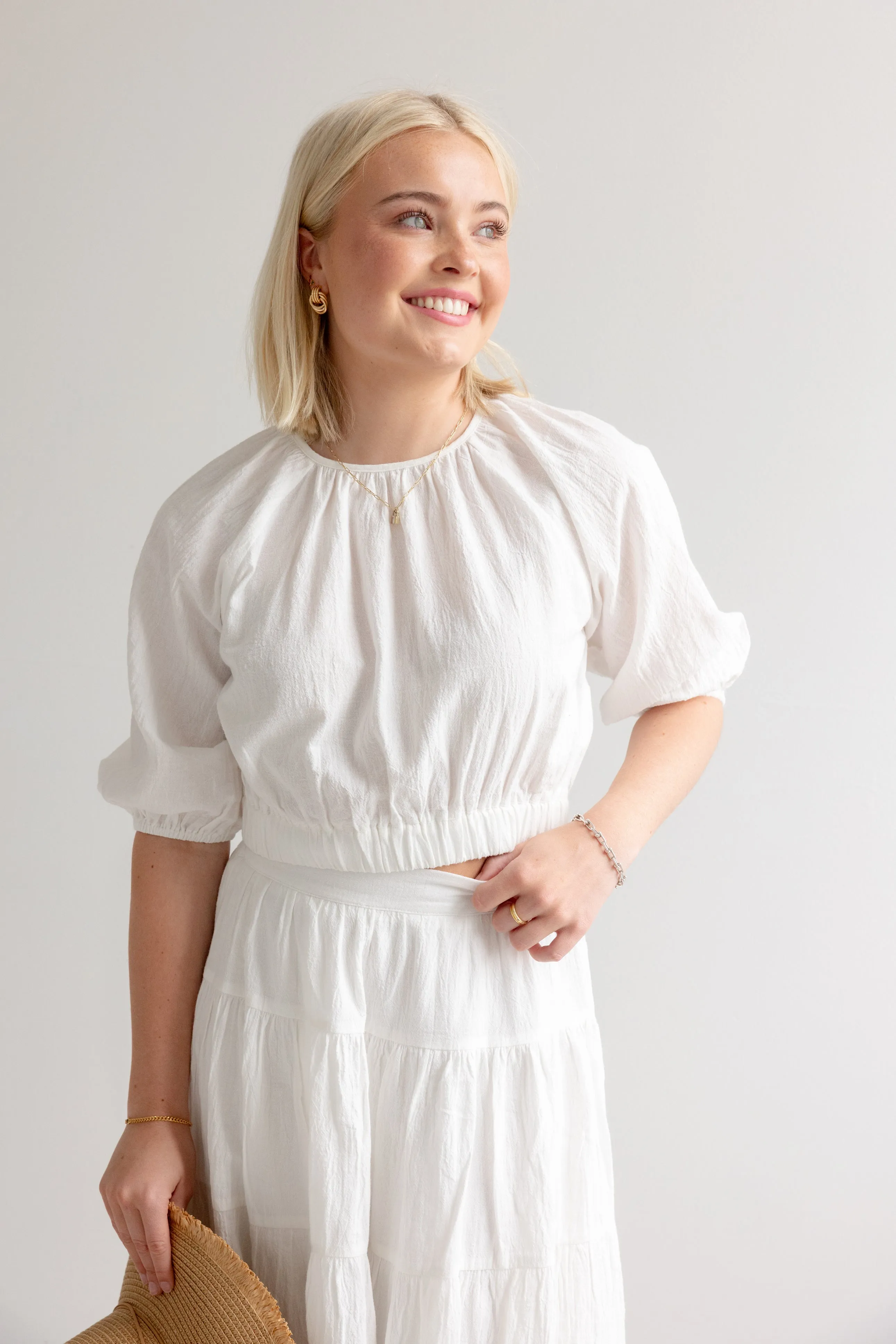 St. Tropez Skirt- White free style