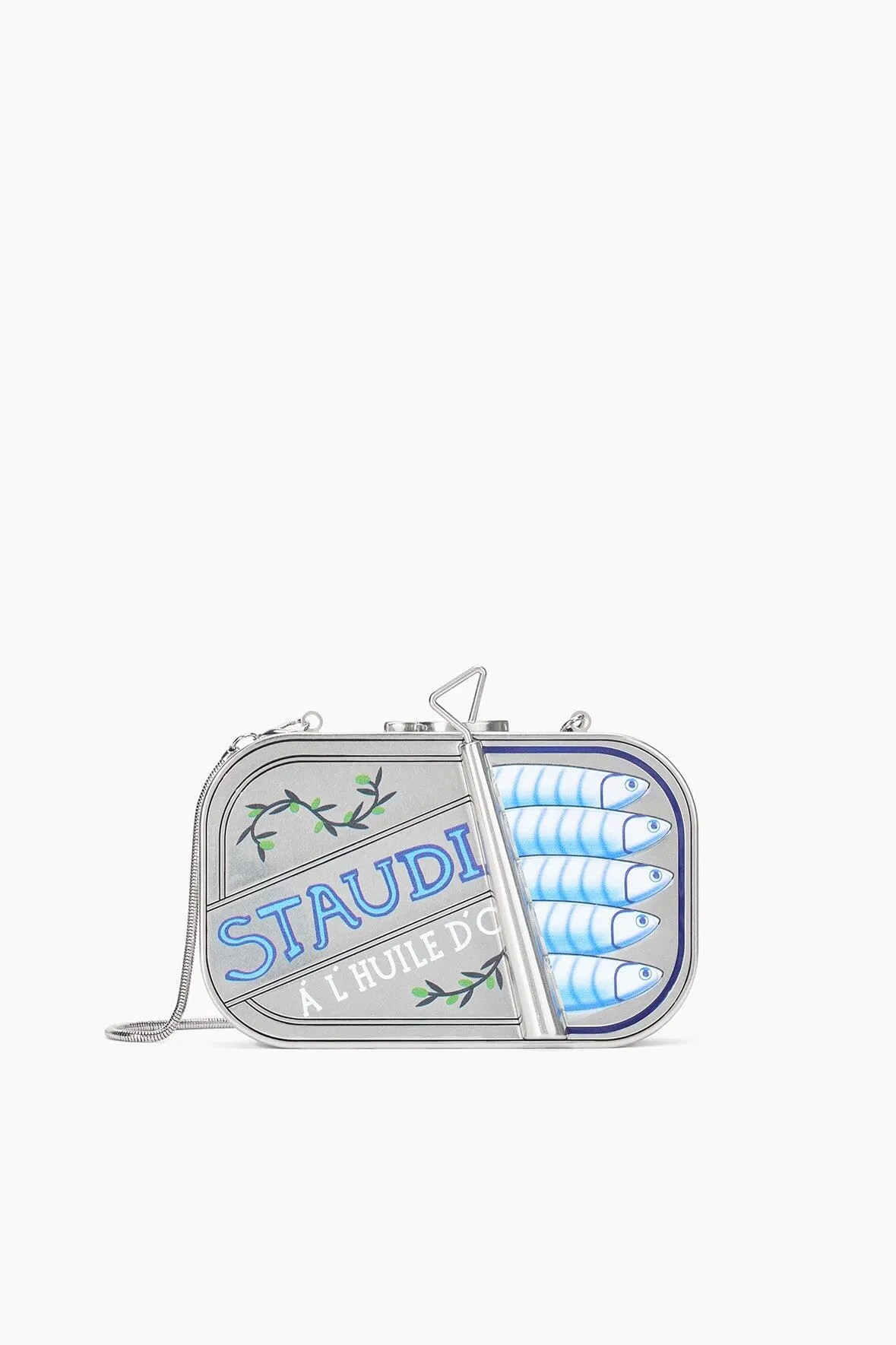 STAUDINES TIN CLUTCH | SILVER MULTI flex vibe
