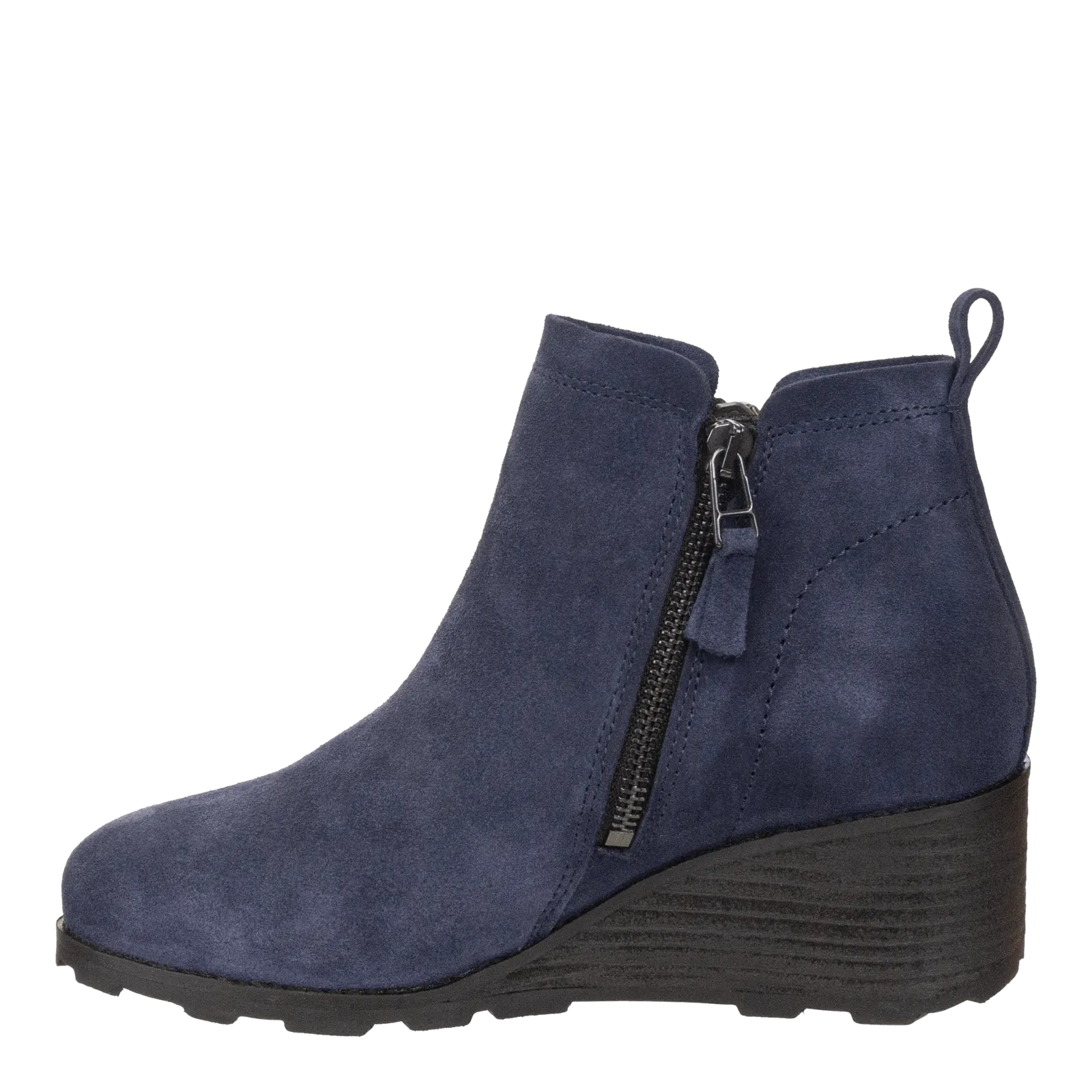 STORY in NAVY Wedge Ankle Boots Multi purpose