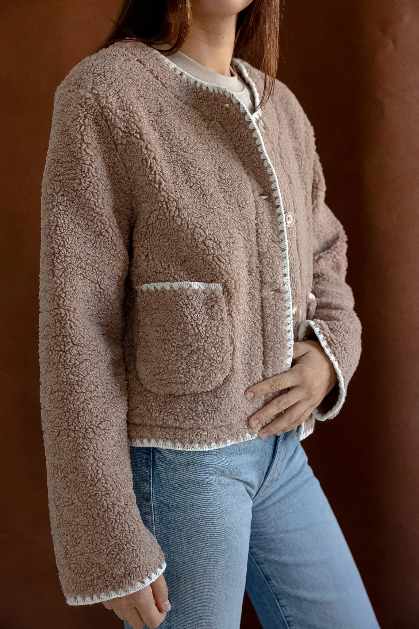 Stowe Cocoa Jacket layer code
