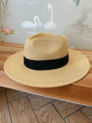 Straw Panama hat city loop