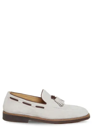 Suede Tassel Loafers foot protection
