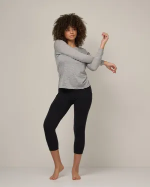 Summit Pocket Crop Legging Shaping fit