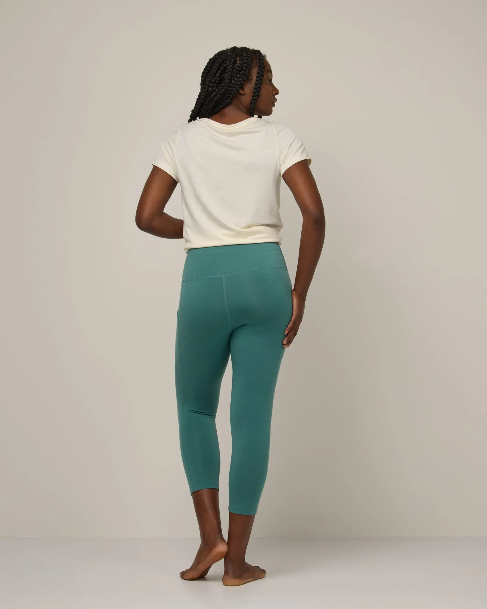Summit Pocket Crop Legging Soft wrap