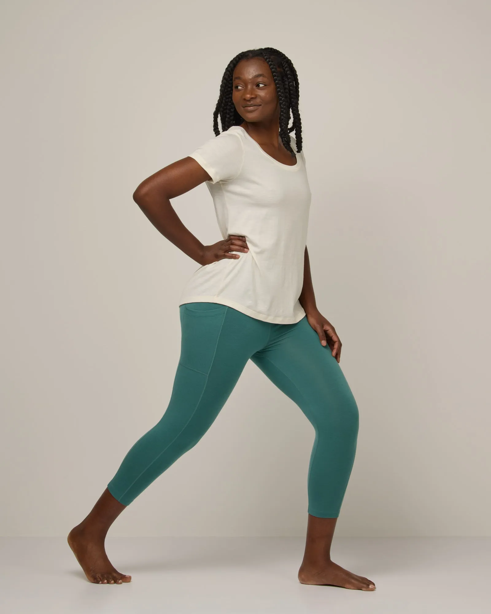 Summit Pocket Crop Legging Multi scene
