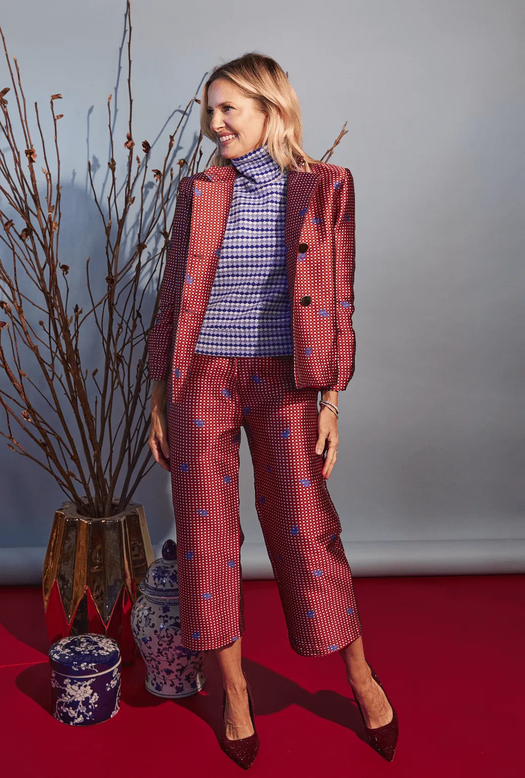 Swell Jacket - Gingham et Rose chill balance
