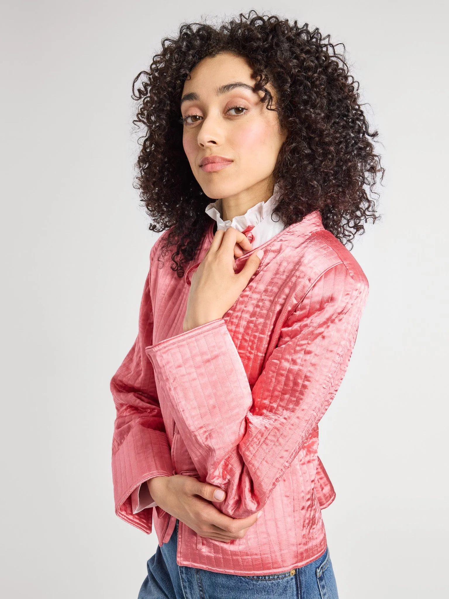 Sylvie Jacket in Camellia cold snap