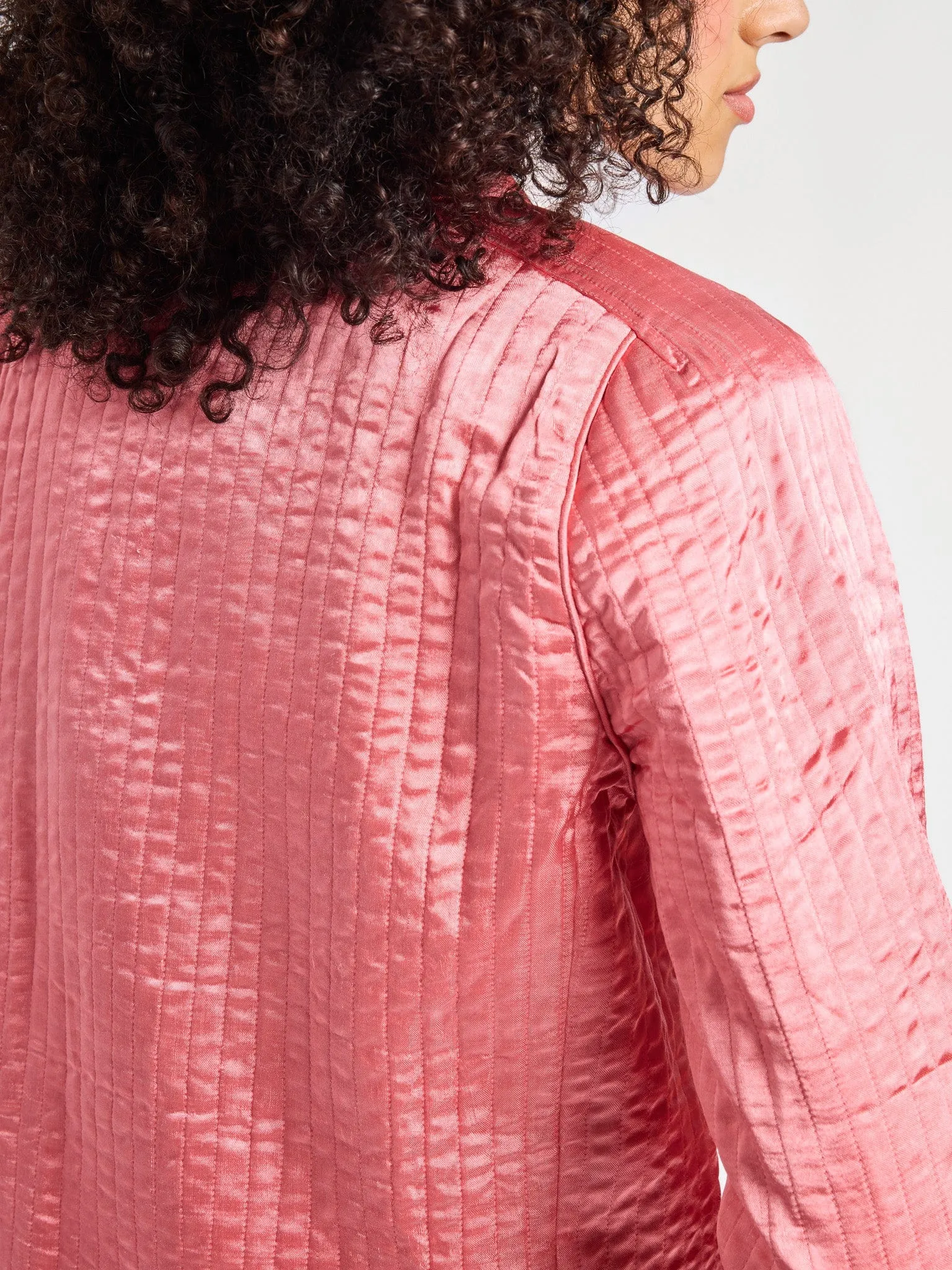 Sylvie Jacket in Camellia work trail