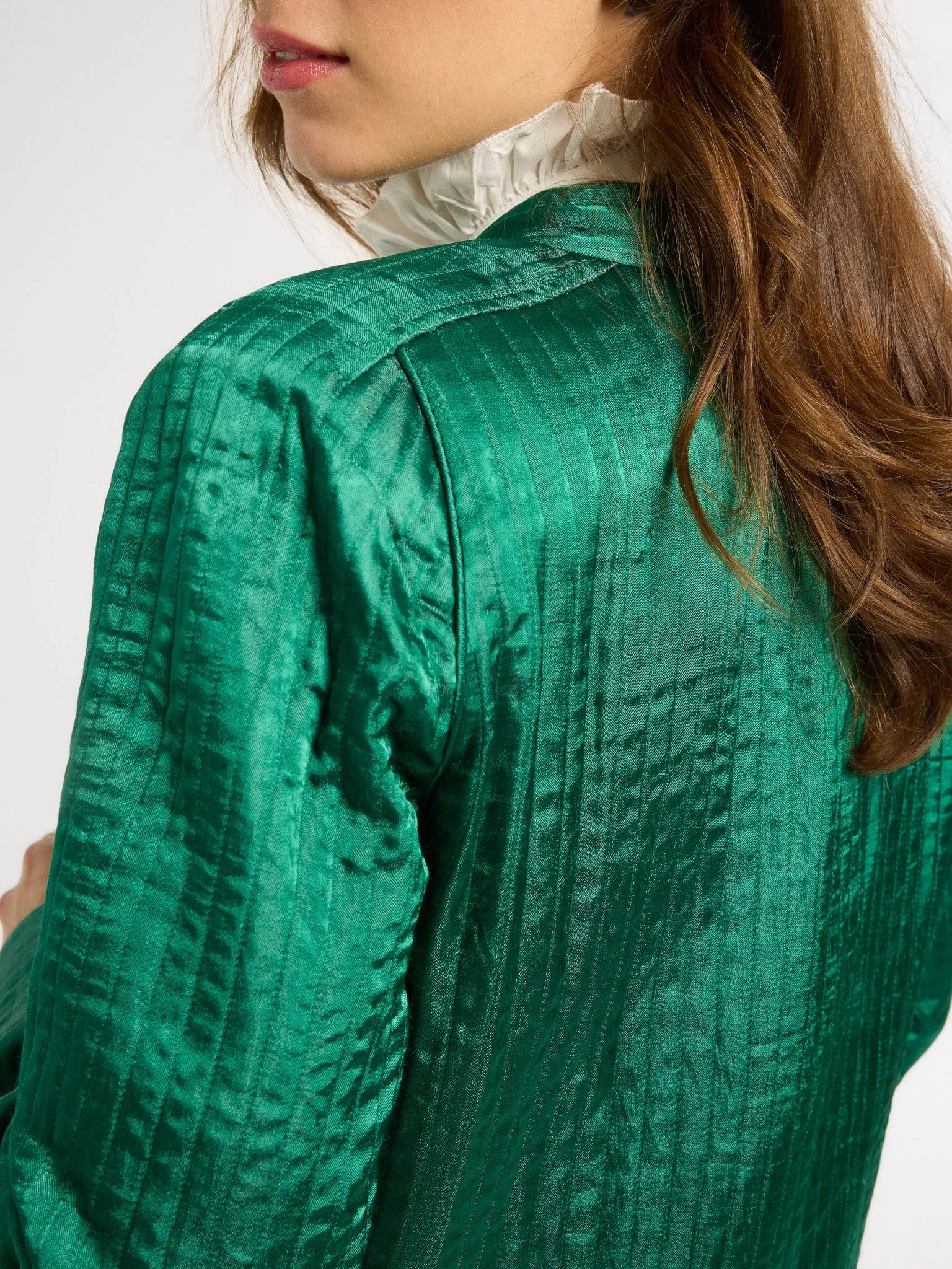 Sylvie Jacket in Emerald open weight