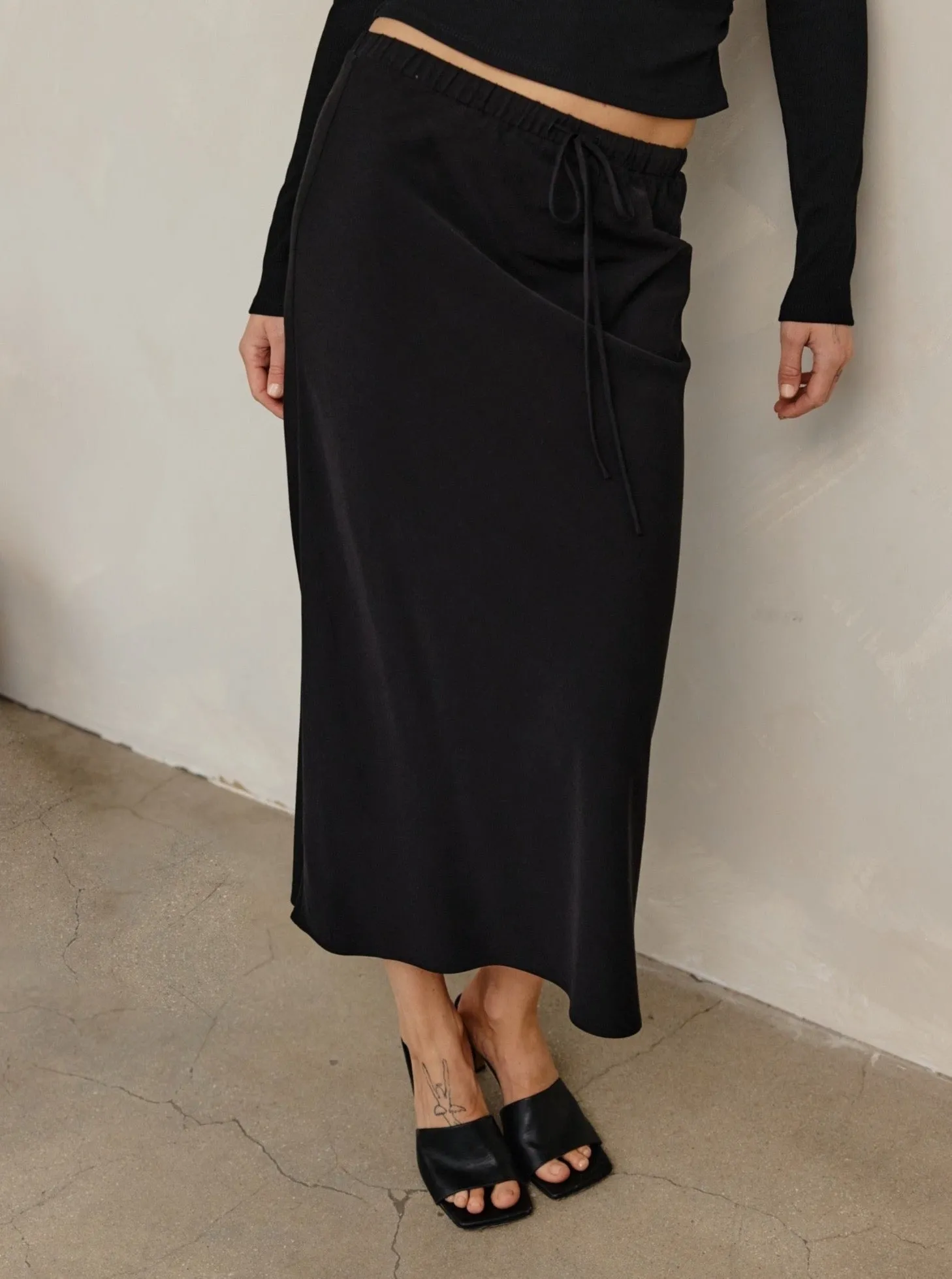 Talia Black Skirt styling tips