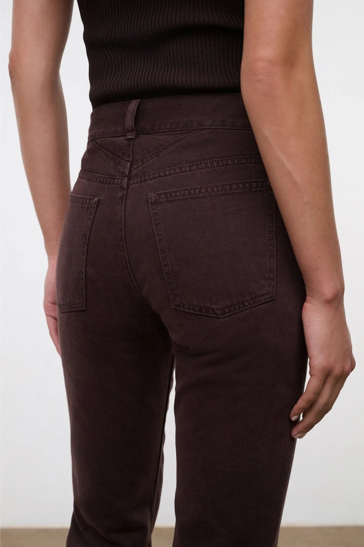 TEDDY STRAIGHT JEAN | EARTH abrasion reinforced