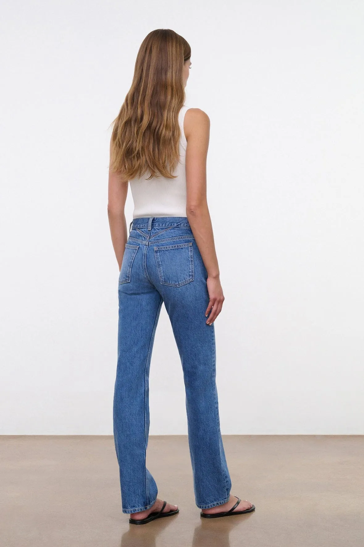 TEDDY STRAIGHT JEAN | VINTAGE WASH classical must-have