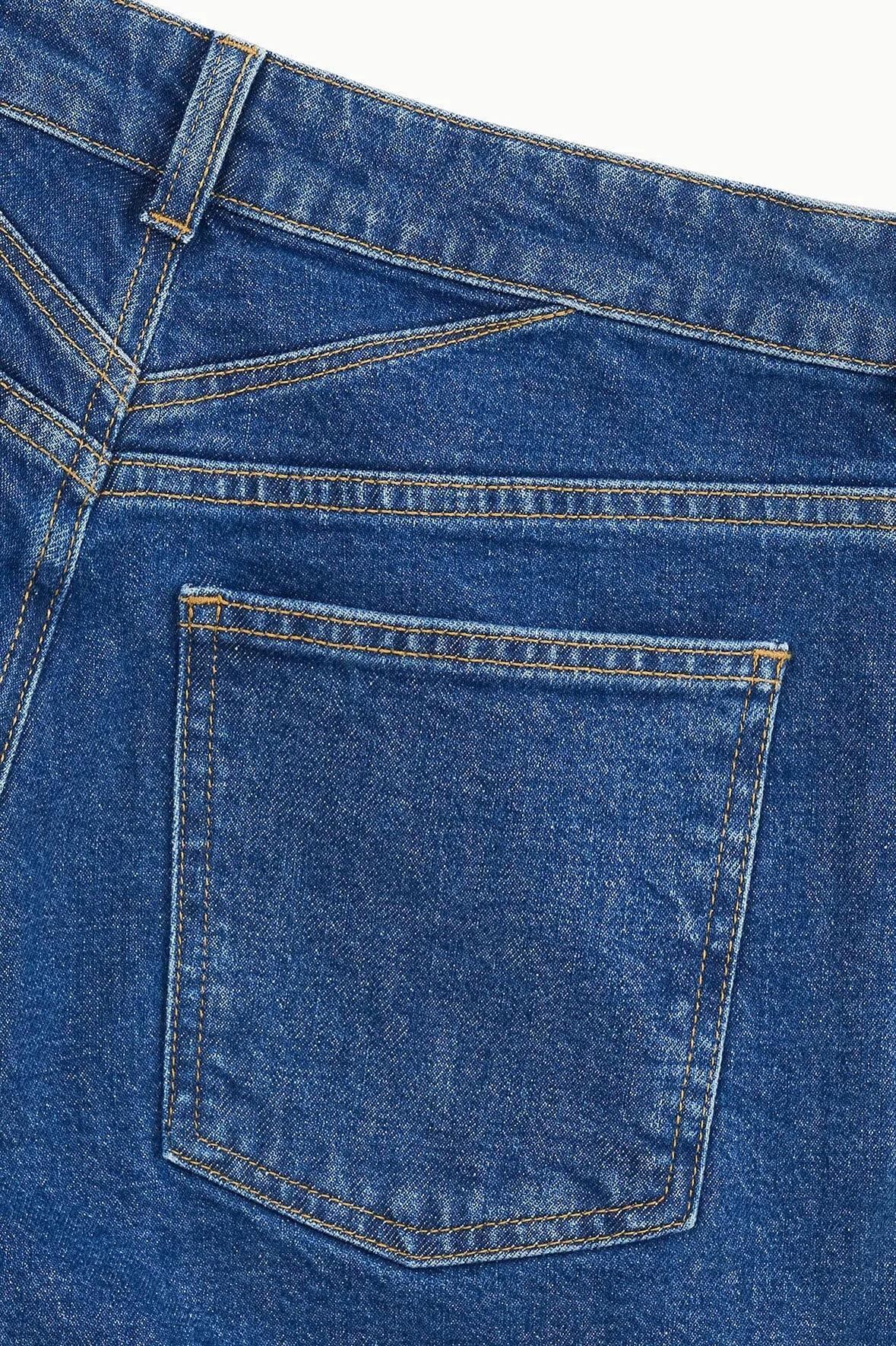 TEDDY STRETCH STRAIGHT JEAN | STONE BLUE casual use