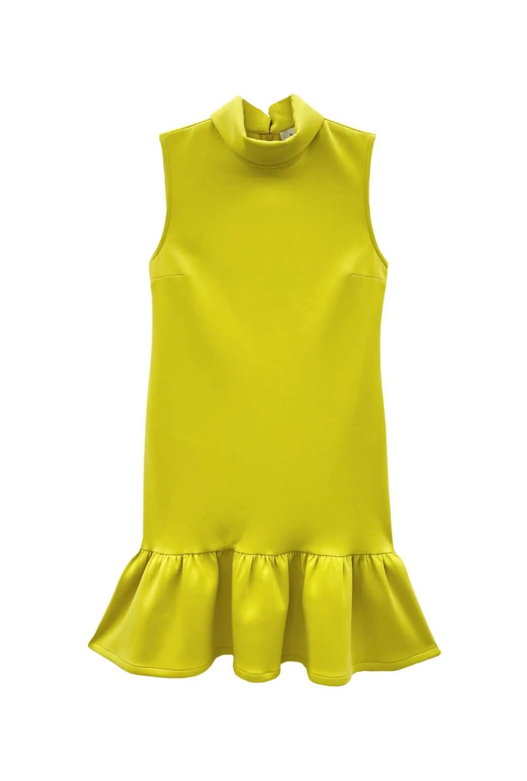 The Birdie Dress - Chartreuse chill mood