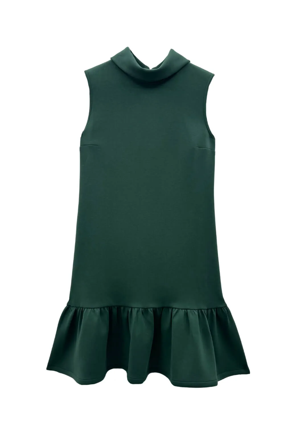 The Birdie Dress - Deep Green glowy tone
