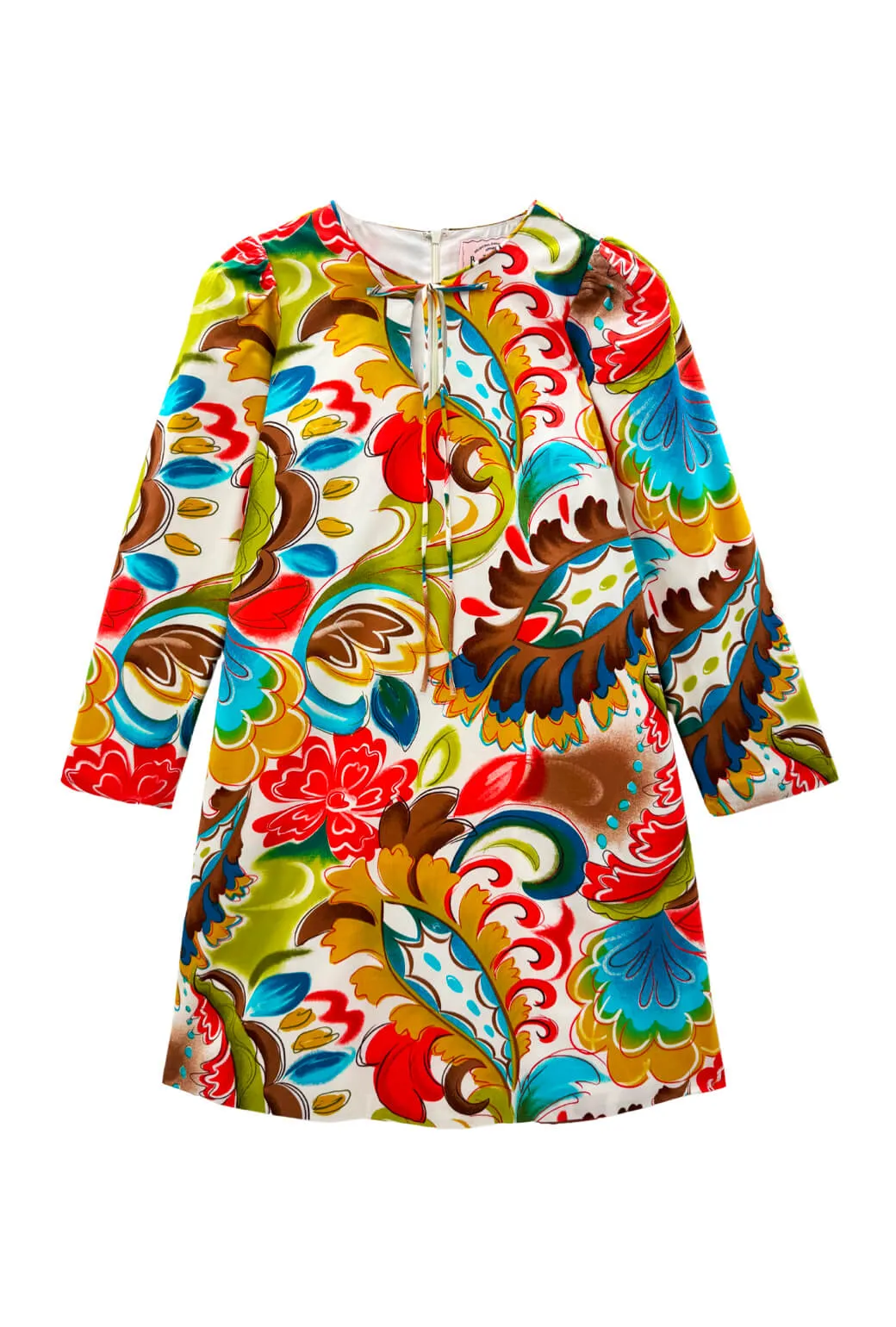 The CZ Shift Dress - Graffiti Floral chic wear