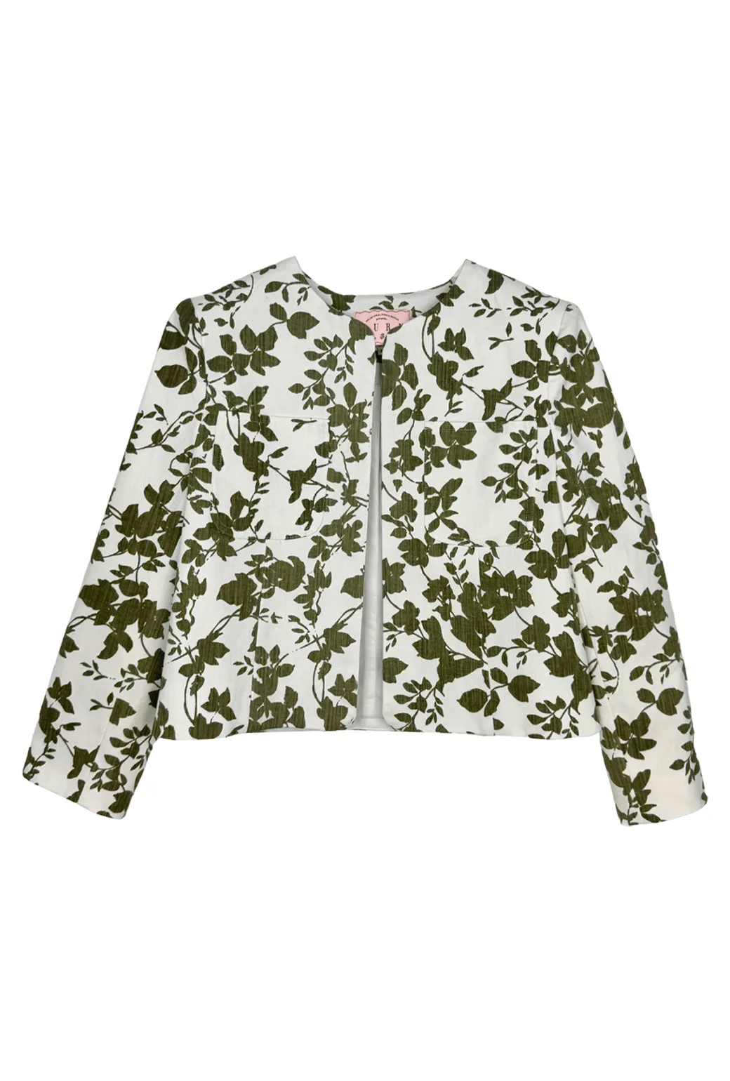 The Everyday Blazer - Green Floral edgy feel