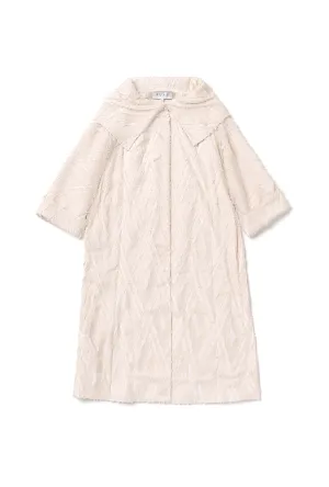 The Grace Coat 2.0 - Ivory Fringe street fit