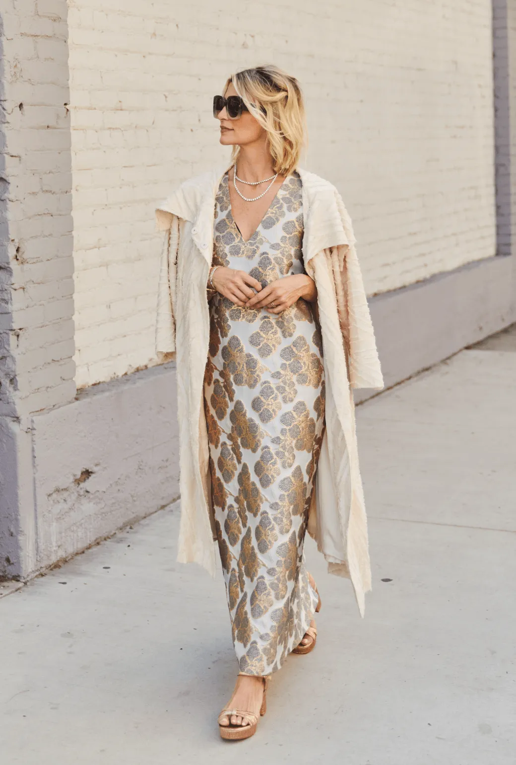The Grace Coat 2.0 - Ivory Fringe chill city