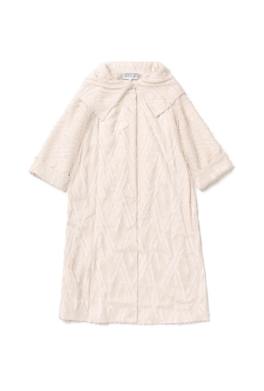 The Grace Coat 2.0 - Ivory Fringe street fit