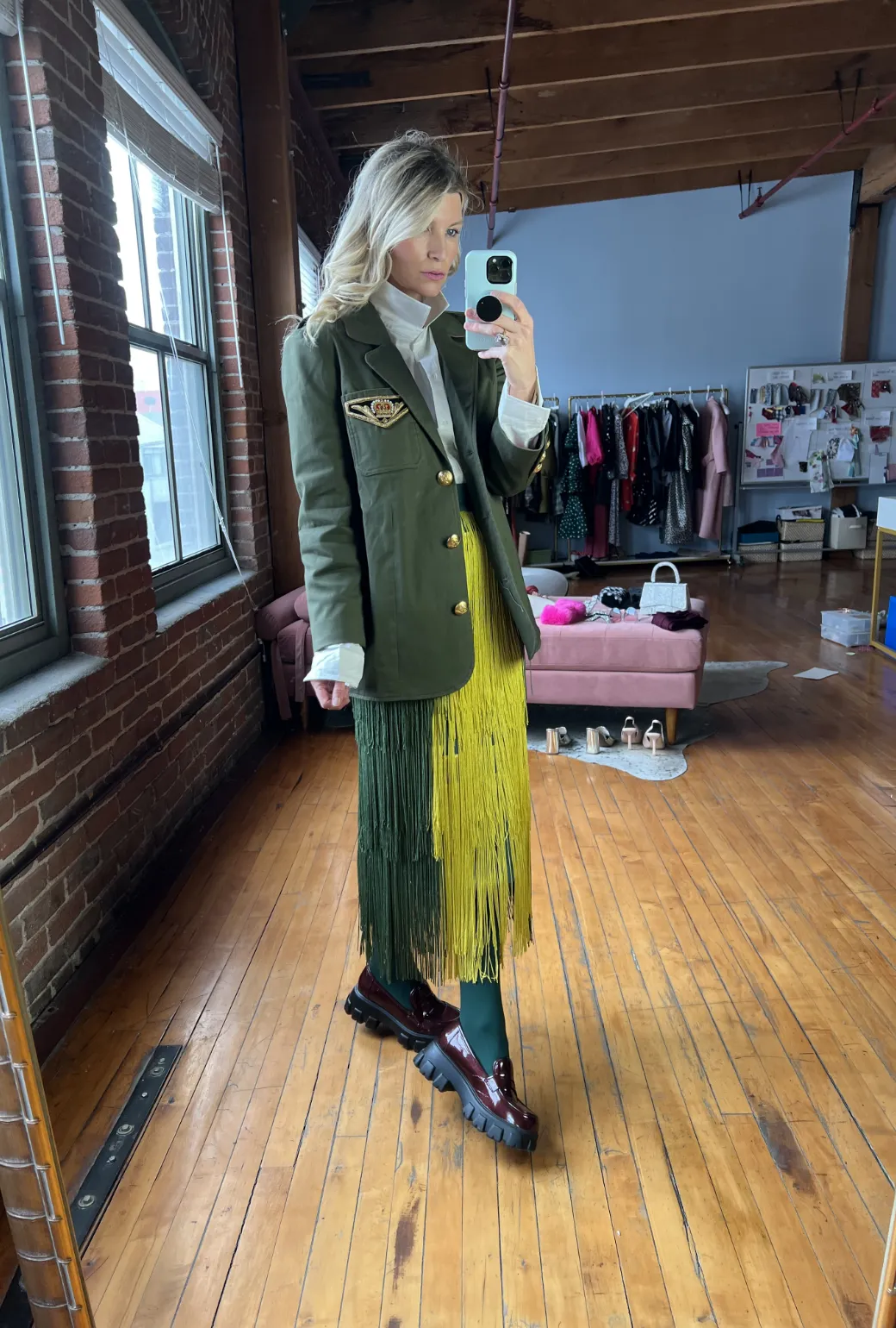 The Military Blazer - Olive Green active comfort
