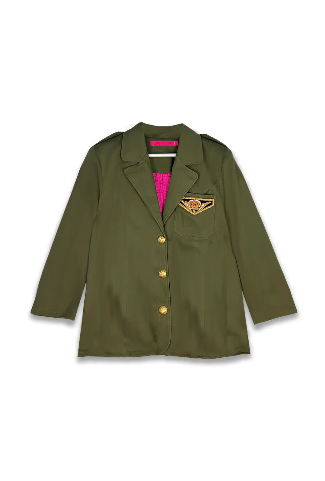 The Military Blazer - Olive Green soft move