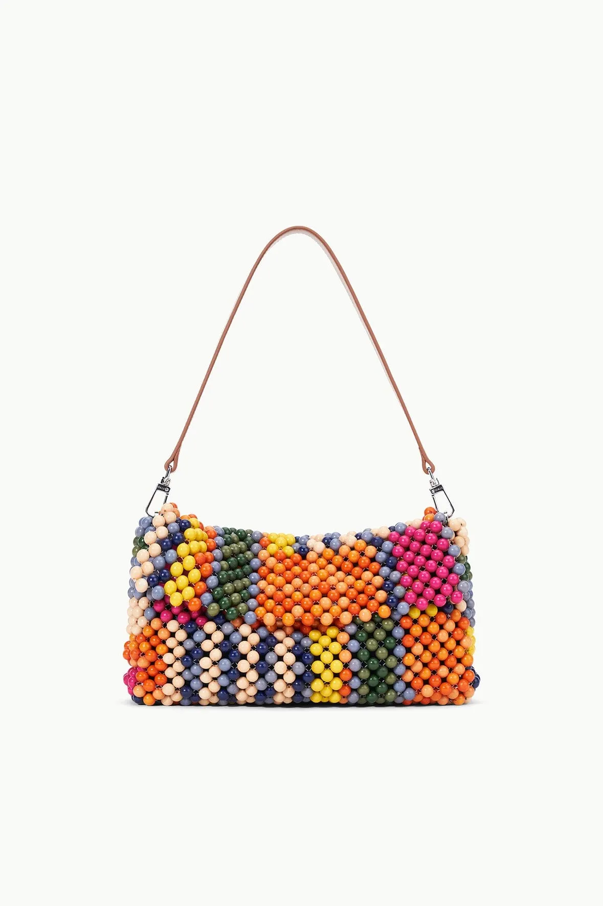TIMMY SHOULDER BAG | MULTI BAYADERE STRIPE slim feel