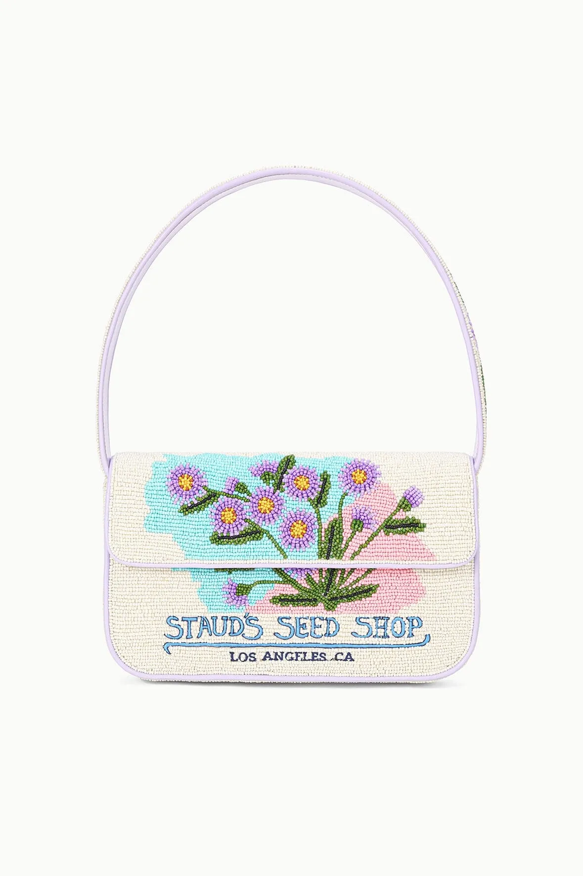 TOMMY BEADED BAG | CALIFORNIA ASTER mood edge