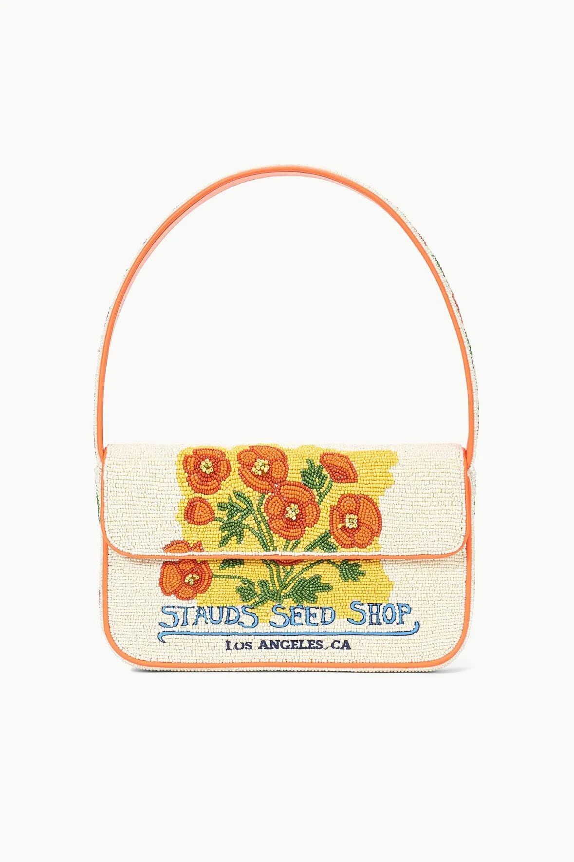 TOMMY BEADED BAG | CALIFORNIA POPPY club vibe