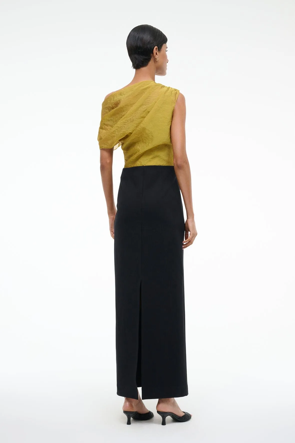 TOPAZ DRESS | CHARTREUSE BLACK lifestyle look