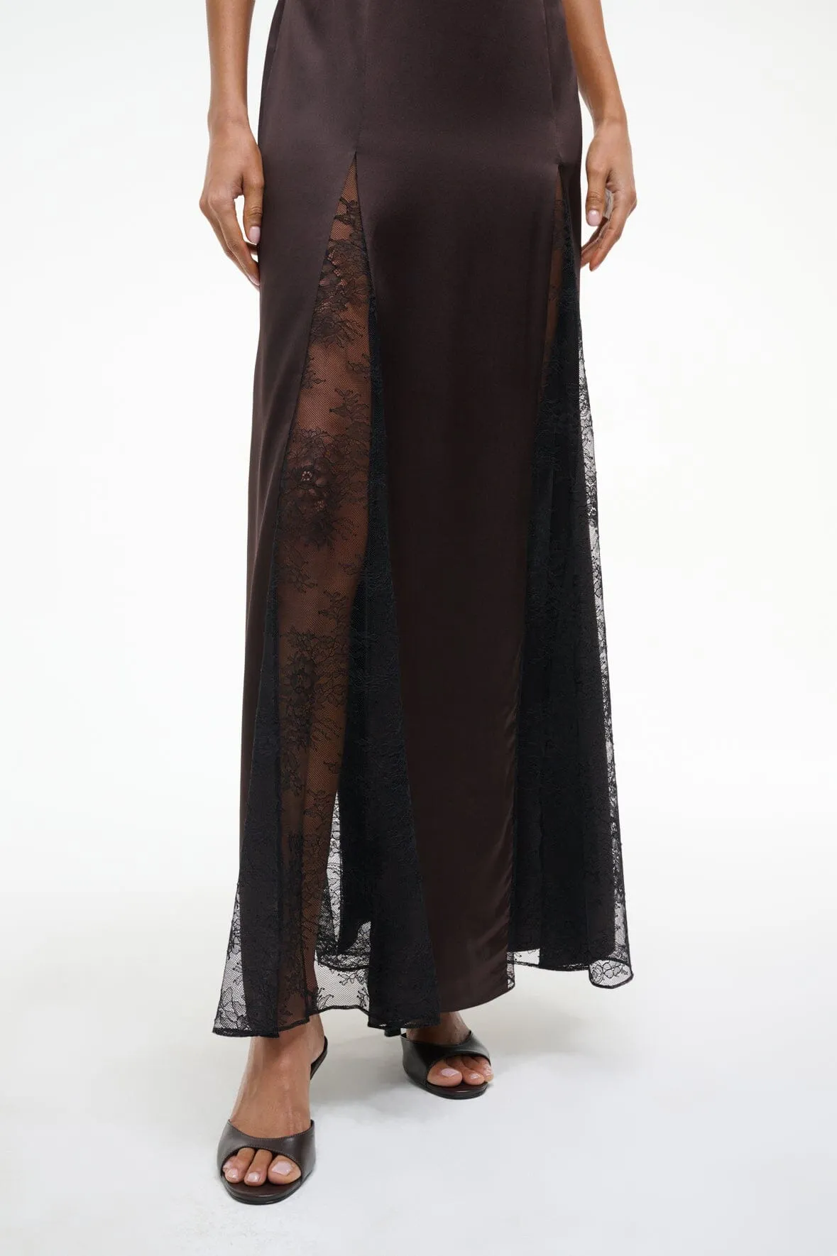 TRINITY SILK DRESS | EARTH evening glam