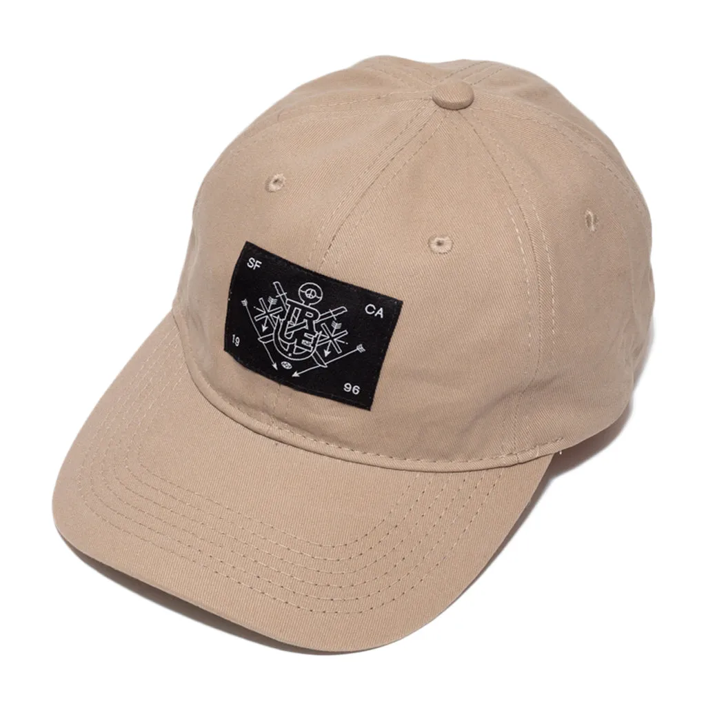 True Burning Bridges Dad Hat Khaki breathable wear