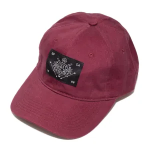 True Burning Bridges Dad Hat Maroon outfit lift