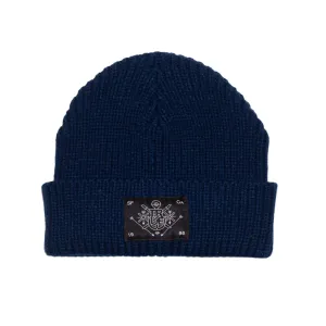True Burning Bridges Waffle Beanie Navy comfy trip