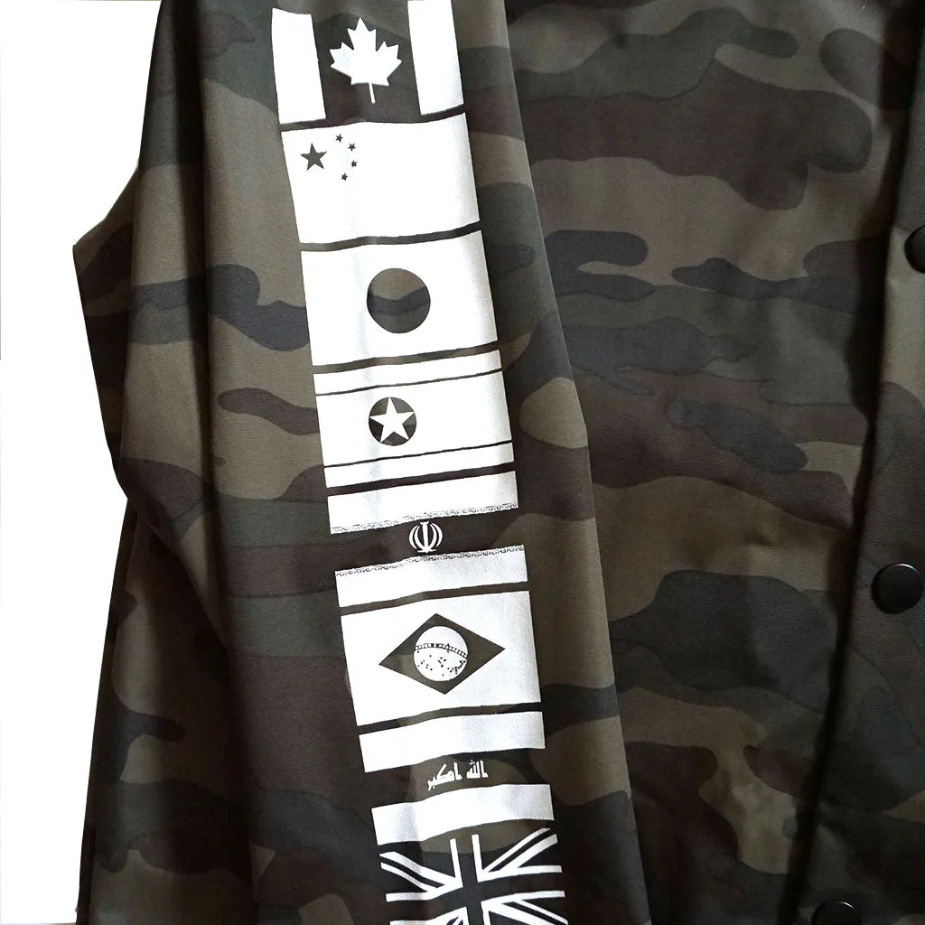 True Mens BBQ Hooded Rain Jacket Camo cool motion