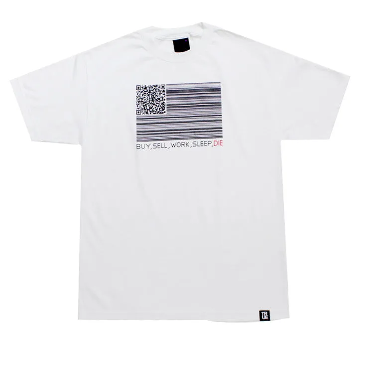 True Mens Buy Sell Die T-Shirt White casual cool