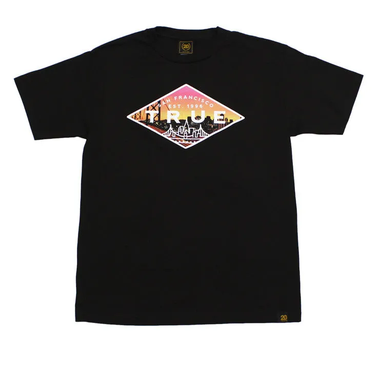 True Mens Established 2 T-Shirt Black rest day