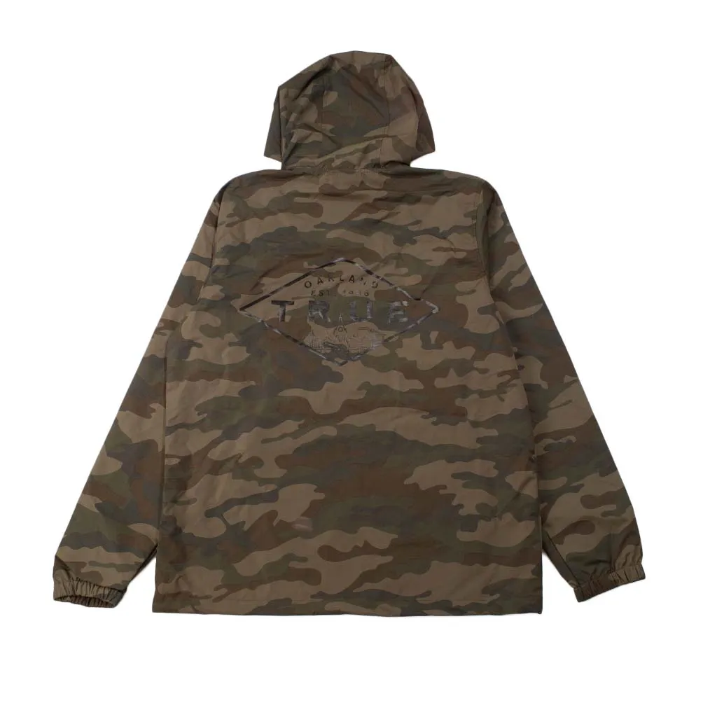 True Men's Established Oakland Anorak Camo swift vibe