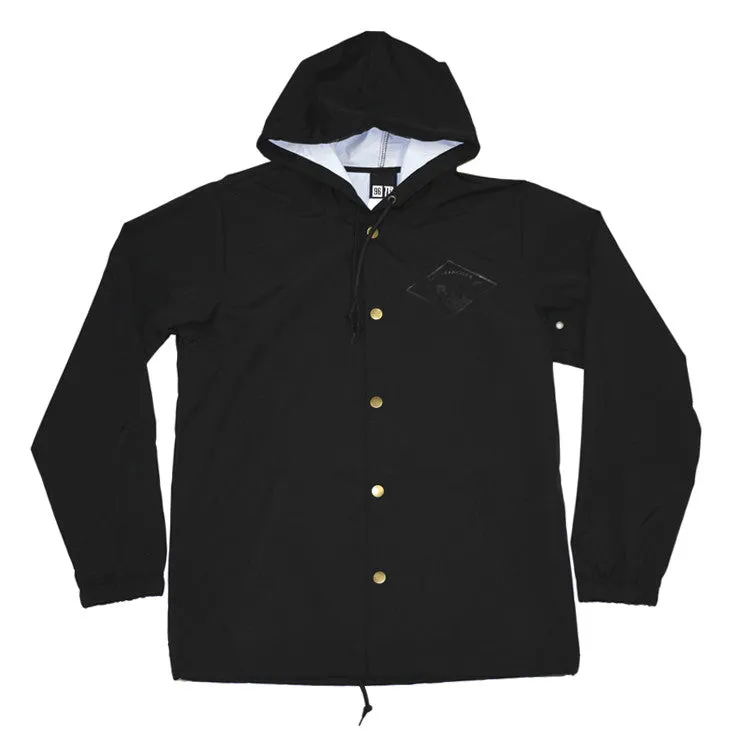 True Men's Established Rain Jacket Black walk bold