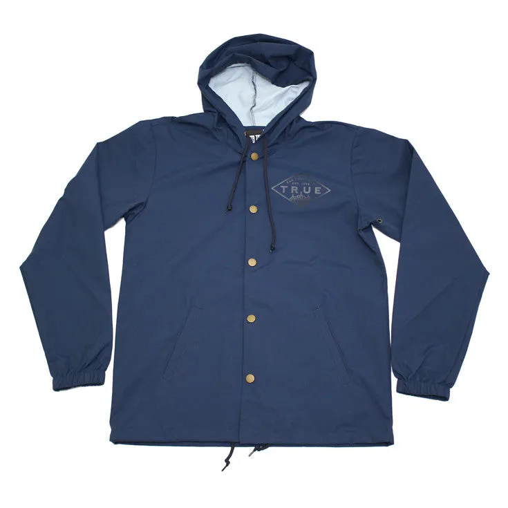 True Men's Established Rain Jacket Navy crisp tone