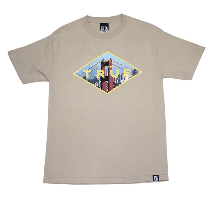 True Mens Established T-Shirt Tan casual trend