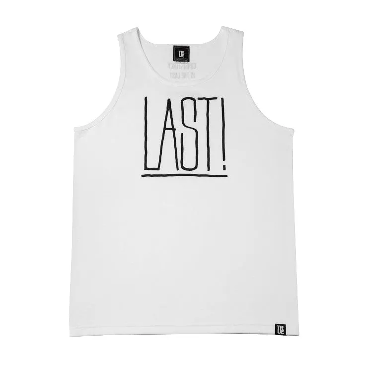 True Mens Last Tank Top White home zone