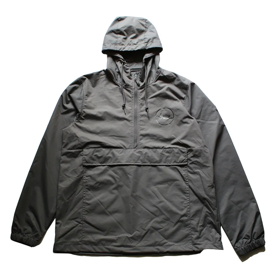 True Men's Nations 2 Anorak Charcoal flexible look