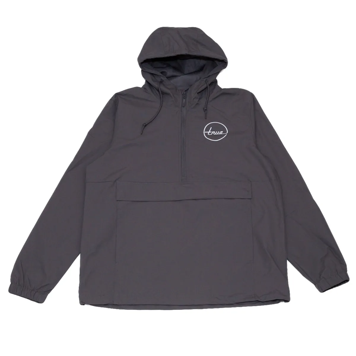 True Men's Nations 2 Anorak Charcoal/White airy ease
