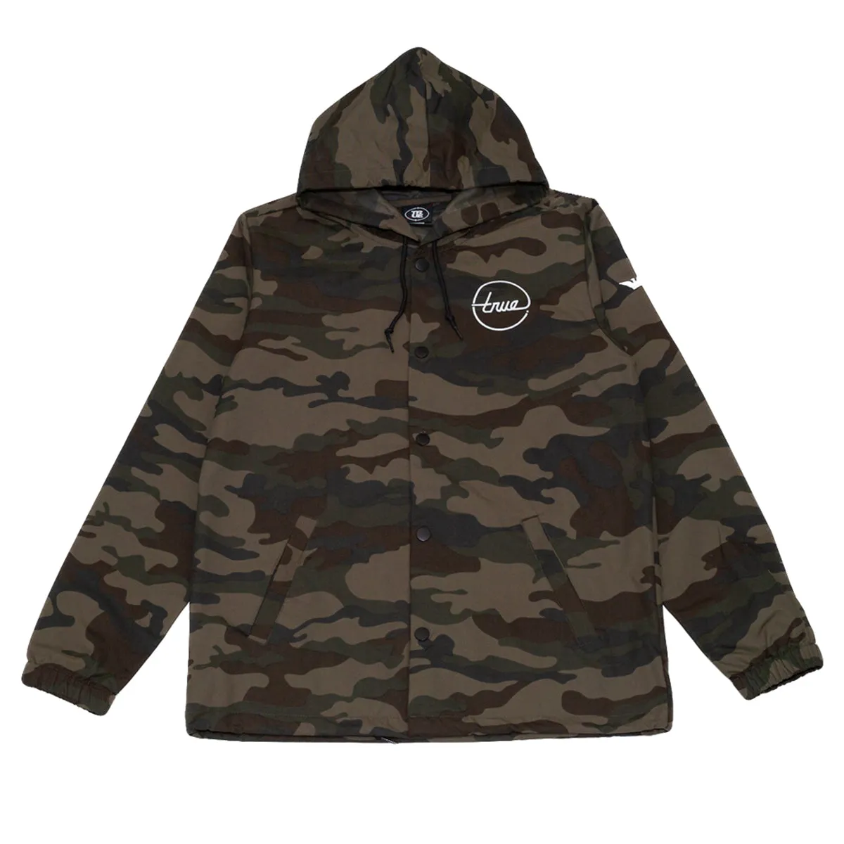 True Men's Nations 2 Hooded Rain Jacket Camo trail soul