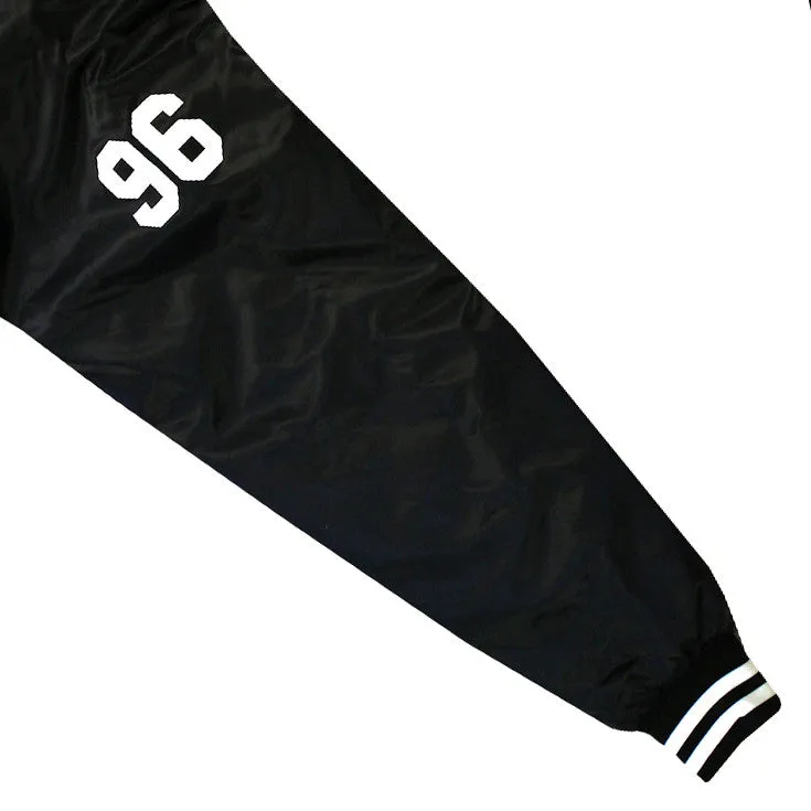 True Mens School Daze Satin Jacket Black/Multi free edge