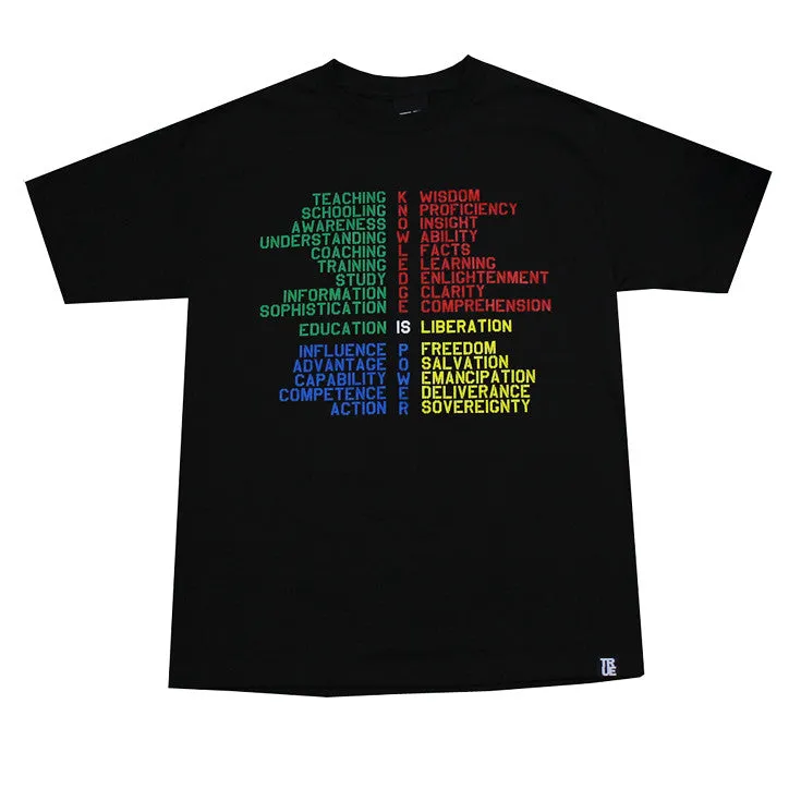 True Mens Teaching T-Shirt Black bold pick