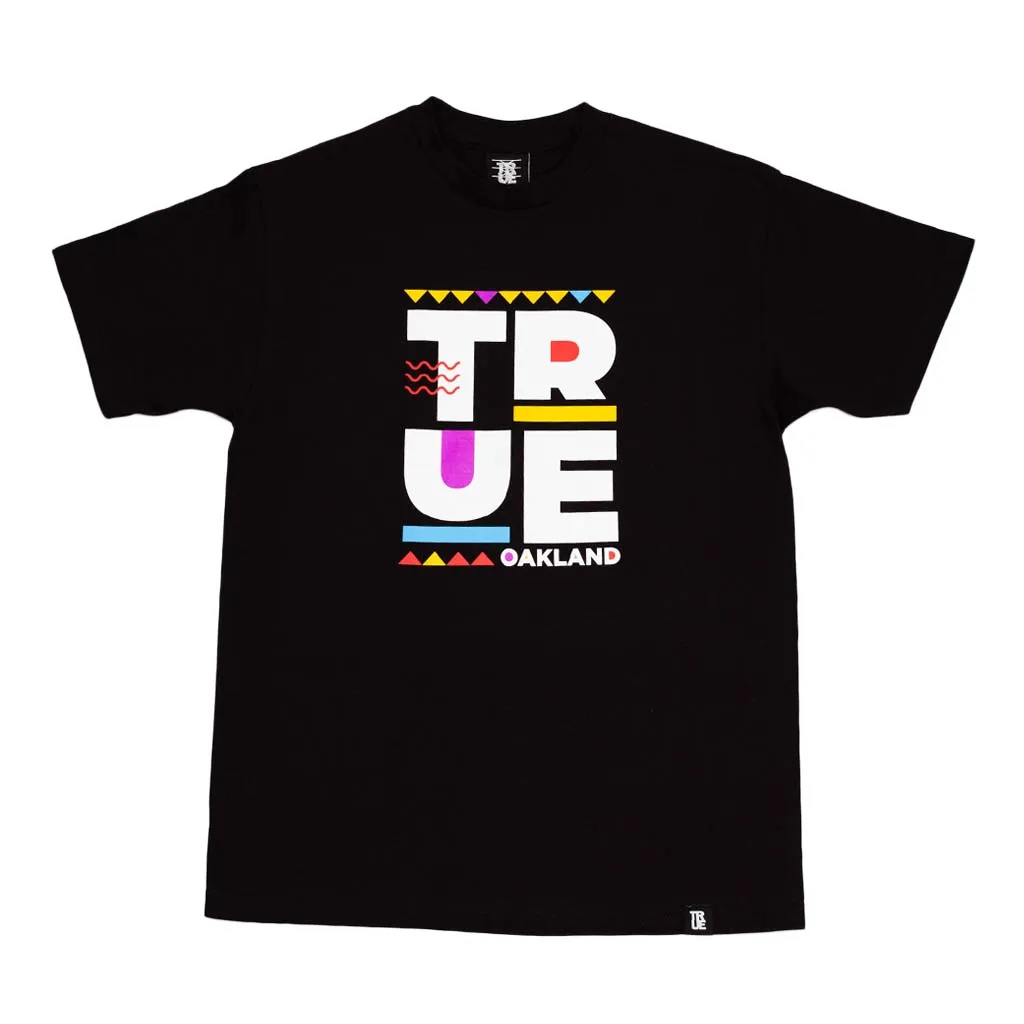 True Men's Word On The Street T-Shirt Black urban breeze