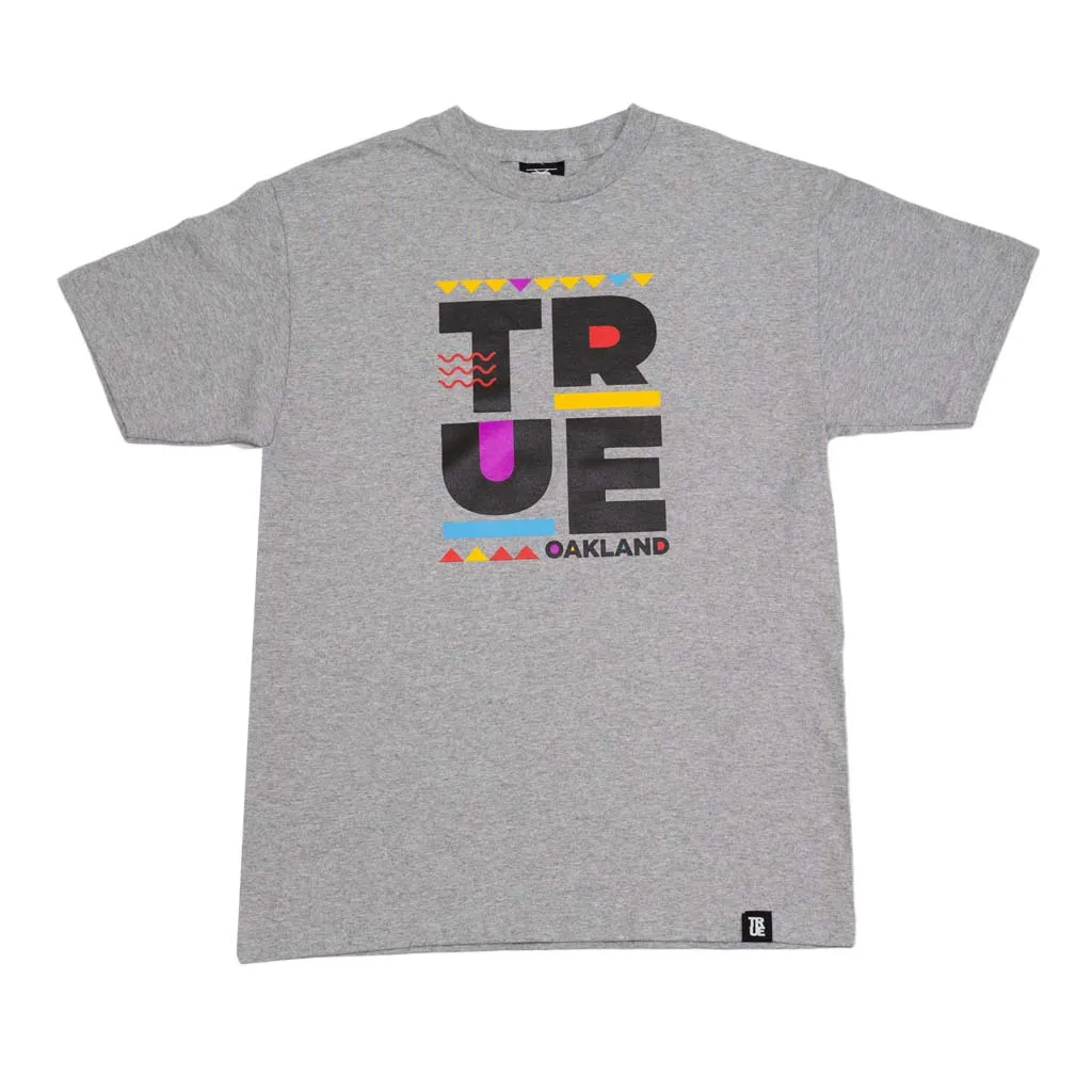 True Men's Word On The Street T-Shirt Heather Grey clear style